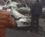 20170105成都高速金堂路段严重车祸视频（现场图片）