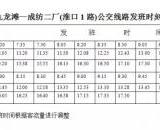 金堂淮口公交线路图（淮州新城公交车详细线路）